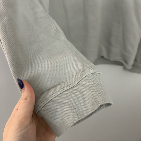 Lululemon French Terry Oversized Long Sleeve Crewneck in Seal Grey - Picture 4 of 11